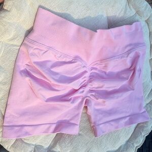 Light Pink Women's Athletic Shorts